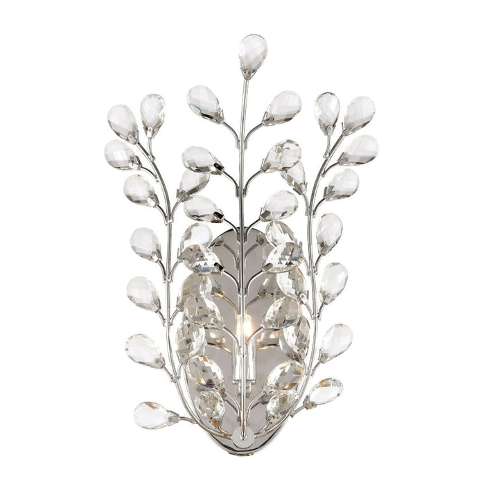 Branch Clear Crystals Sconce