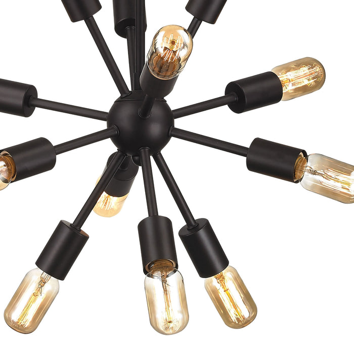 Core Burst 12-Light Chandelier