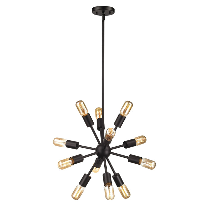 Core Burst 12-Light Chandelier