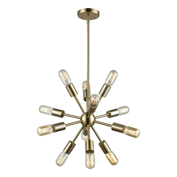 Core Burst 12-Light Chandelier