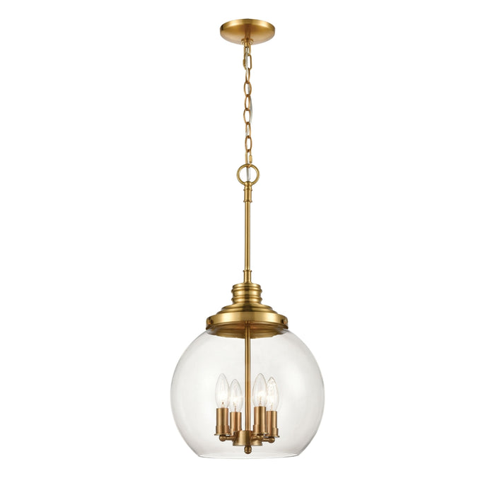 Globe Brass Pendant