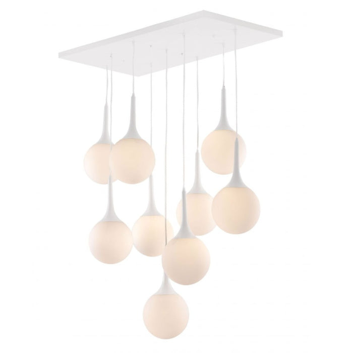 White Frosted Glass Ceiling Lamp