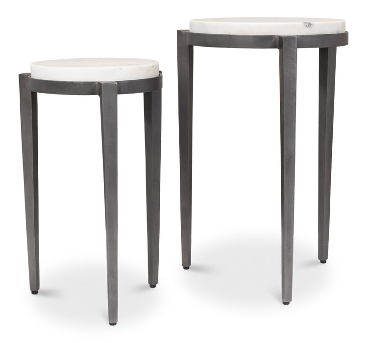 White Banswara Side Table Set of 2