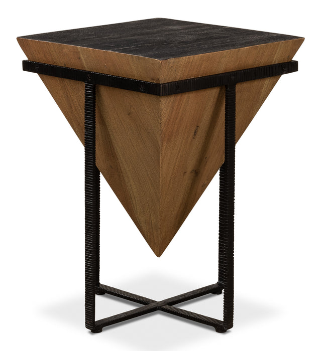 Inverted Obelisk Accent Table