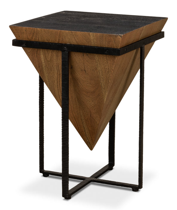 Inverted Obelisk Accent Table