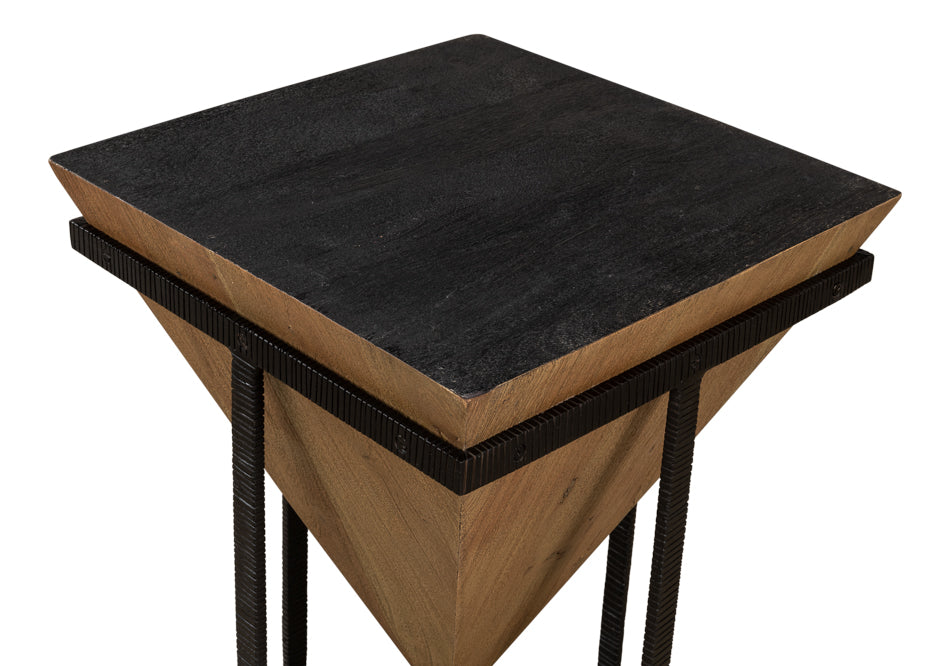 Inverted Obelisk Accent Table