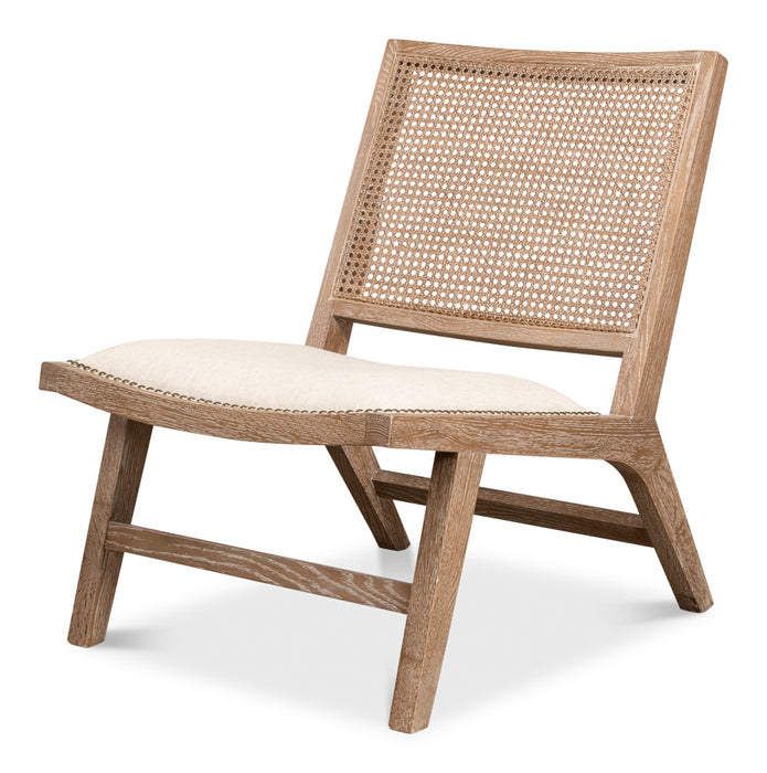 Cane Boho Sling Chair