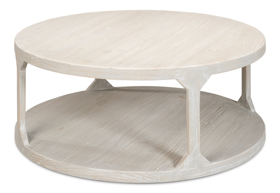 Round Grey Thorne Coffee Table