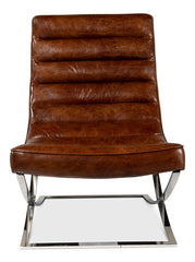 Newark Brown Cowhide Lounge