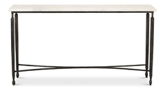 White Banswara Marble Console Table