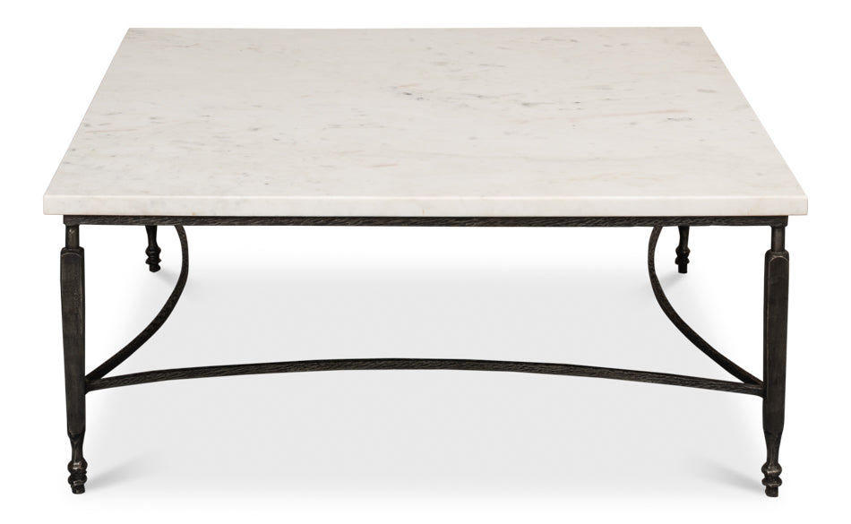 White Banswara Square Coffee Table