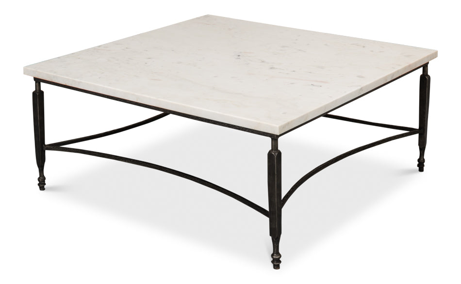 White Banswara Square Coffee Table