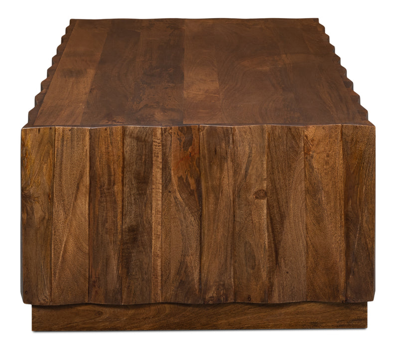 Rustic Barn Wood Square Coffee Table