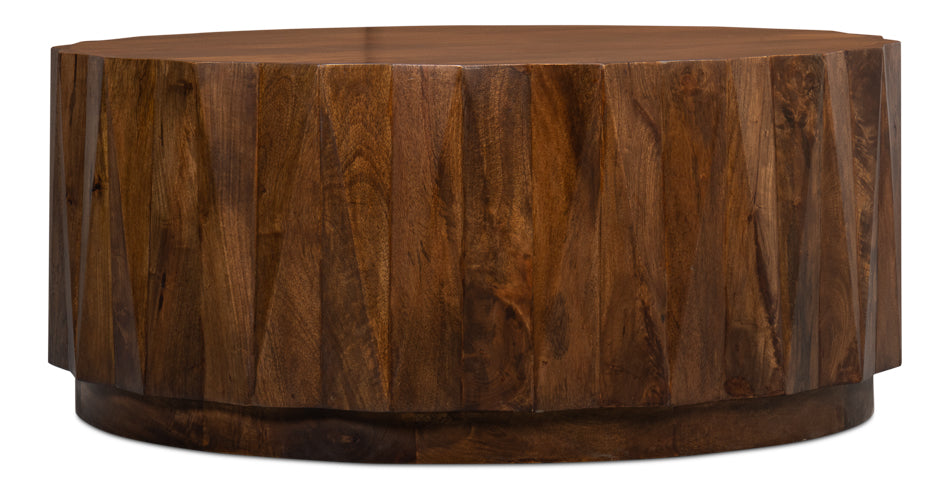 Round Barn Wood Coffee Table