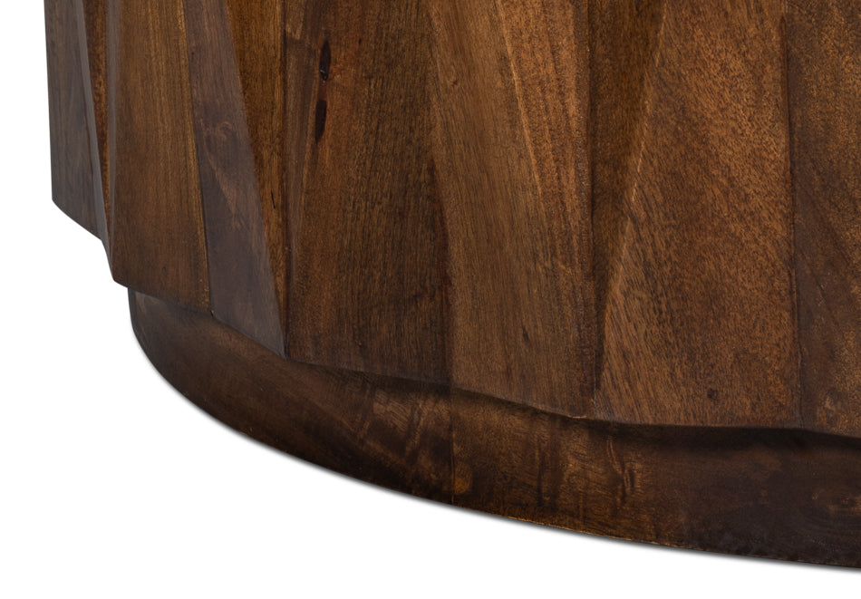 Round Barn Wood Coffee Table