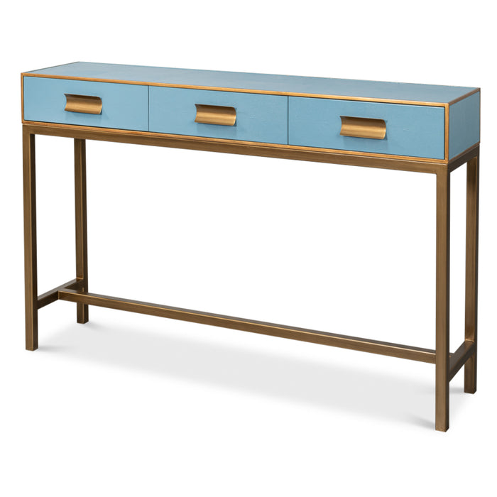 Chambray Blue Console