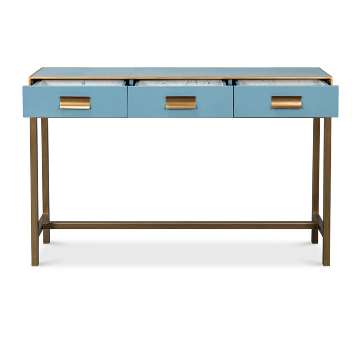 Chambray Blue Console