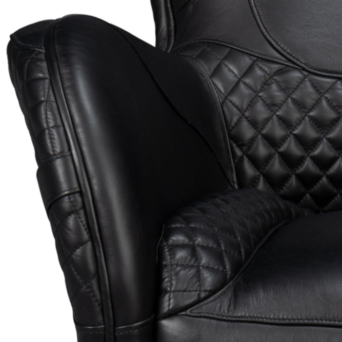 Onyx Black Arm Chair