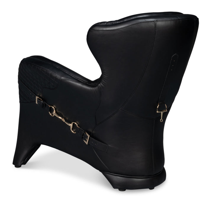 Onyx Black Arm Chair