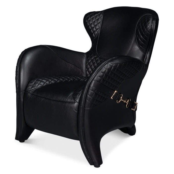 Onyx Black Arm Chair