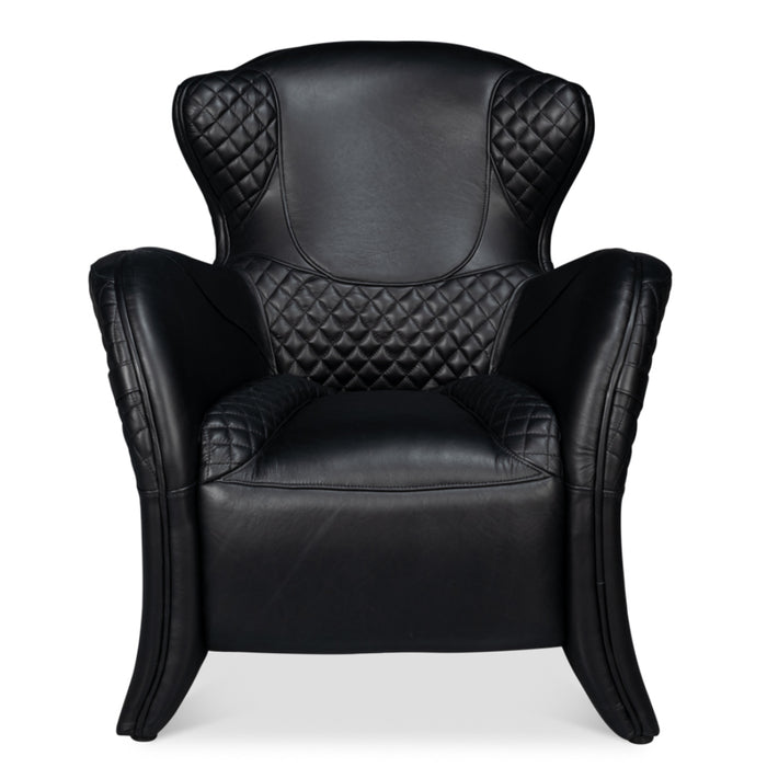 Onyx Black Arm Chair