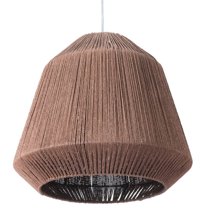 Brown Paper Rope Ceiling Lamp