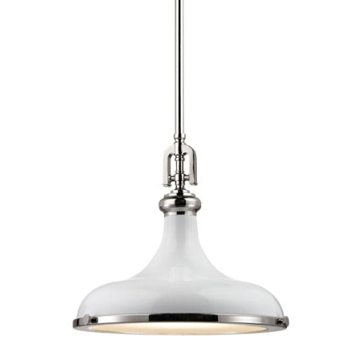 Modern Glass Diffuser 1-Light Pendant