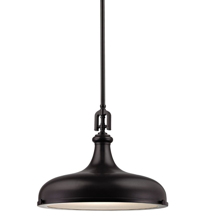 Modern Glass Diffuser 1-Light Pendant