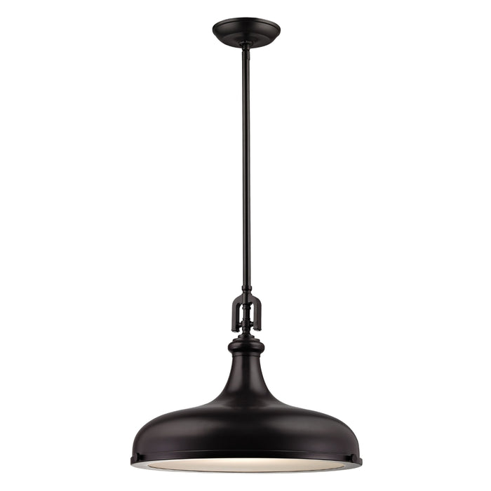 Modern Glass Diffuser 1-Light Pendant