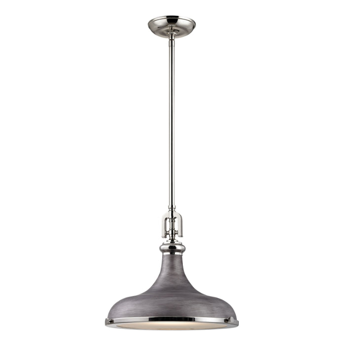 Modern Glass Diffuser 1-Light Pendant