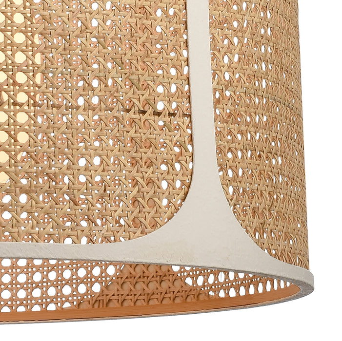 Natural Wicker 1-Light Chandelier