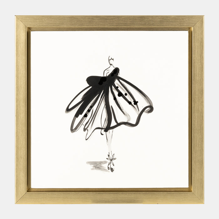 Ballerina Poses Wall Art Set of 3