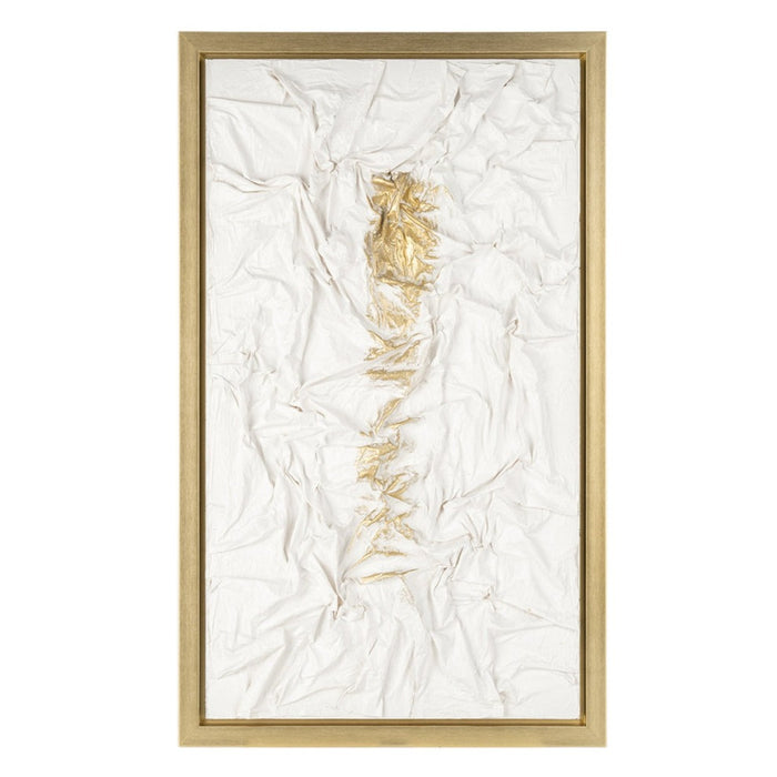 Gilded Clouds Hand Painted Textured Acrylic Wall Art