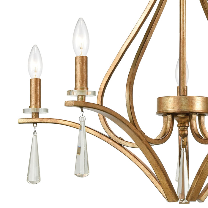 Flared Accent 5-Light Chandelier