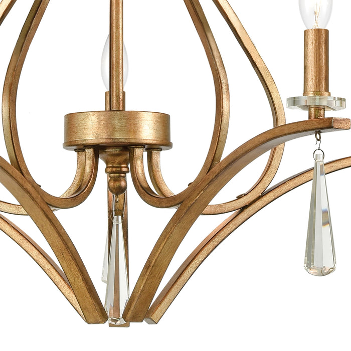 Flared Accent 5-Light Chandelier