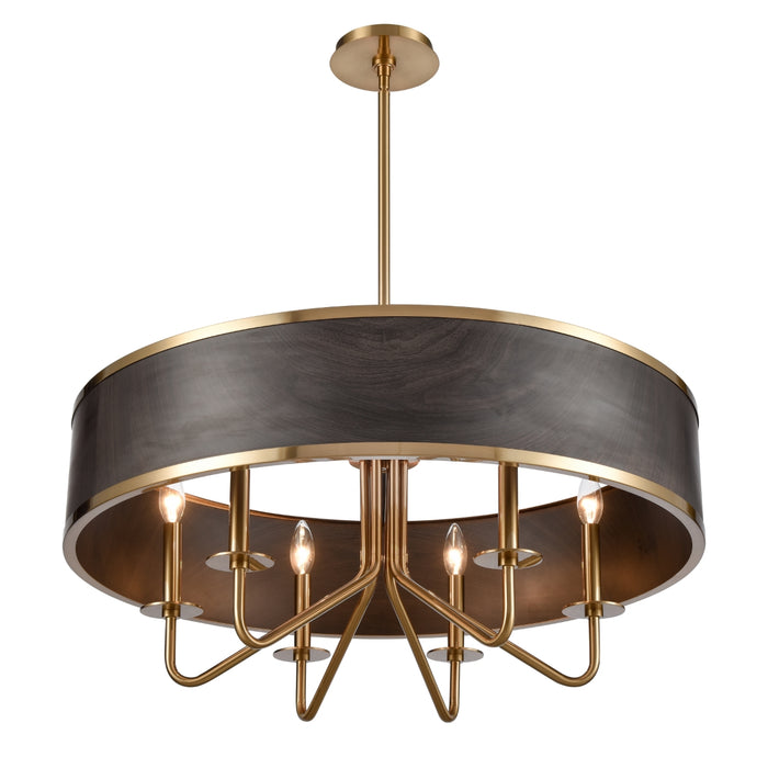 Metal Shade 6-Light Chandelier