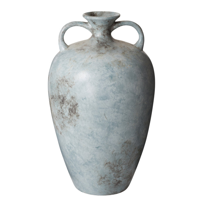 Mottled Light Blue Vase