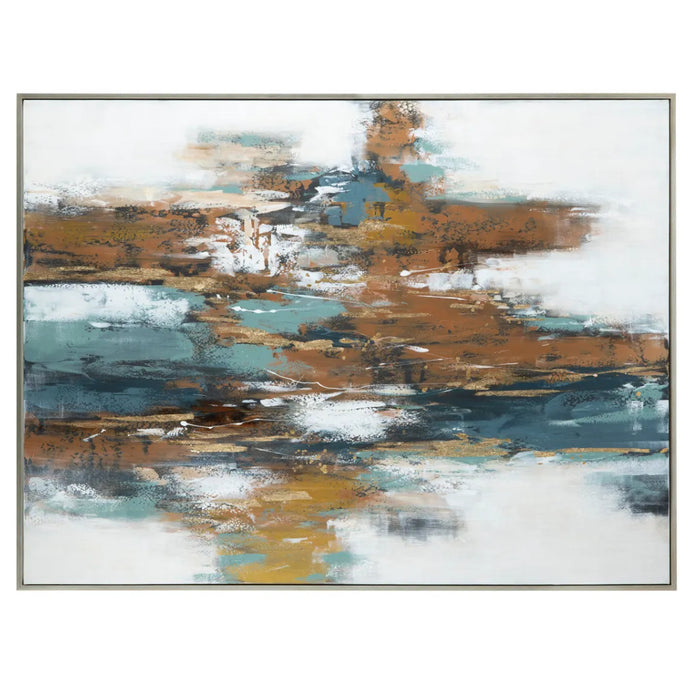 Abstract Lake Wall Art