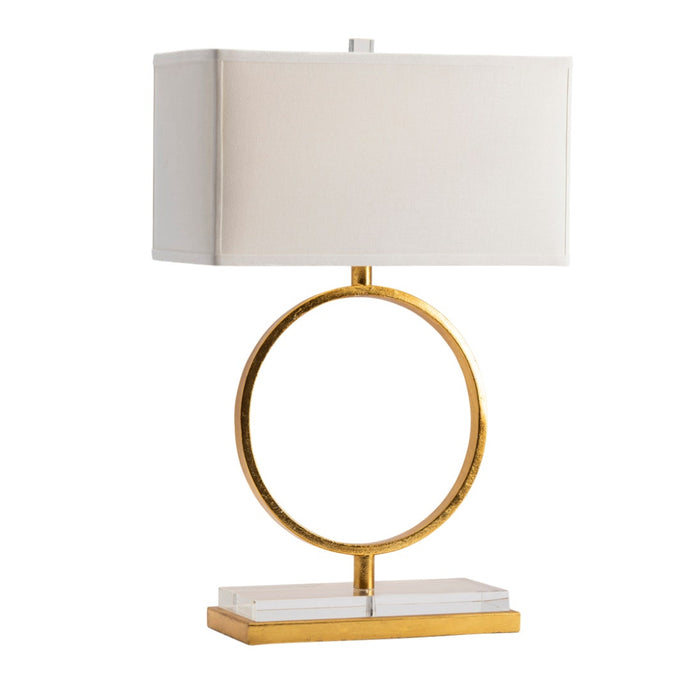 Gold Circle Table Lamp