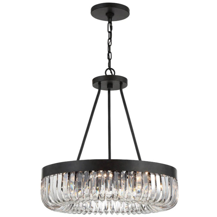 Modern Curved Crystal Chandelier