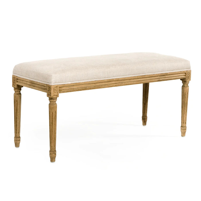 Natural Linen Lille Bench