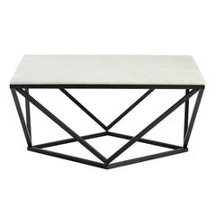 Black and White Geometric Coffee Table