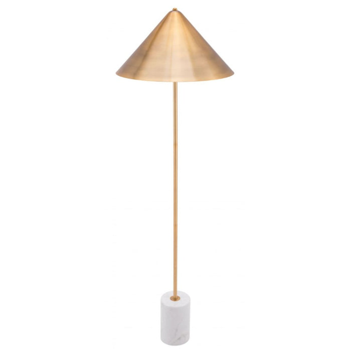 Gold Steel Floor Lamp