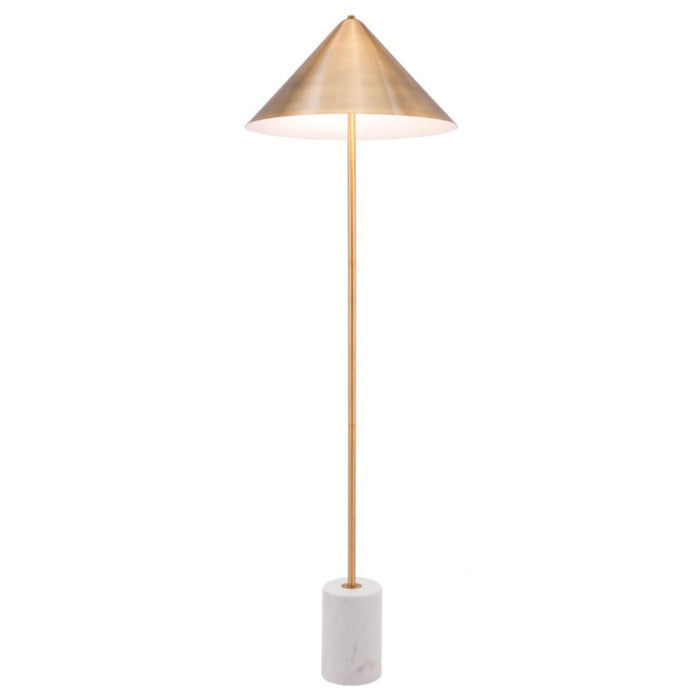 Gold Steel Floor Lamp