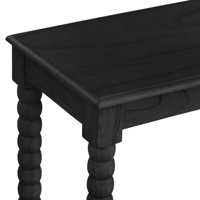 Black Classic Console Table