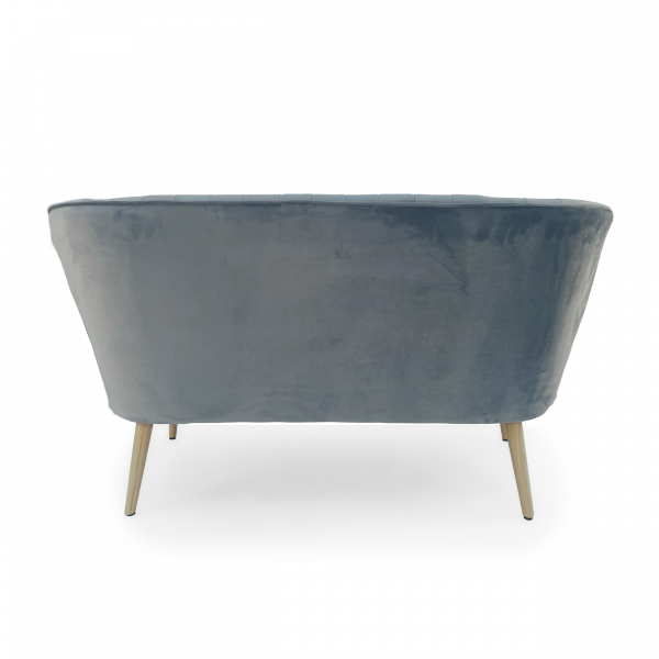 Moda Blue Velvet Bench