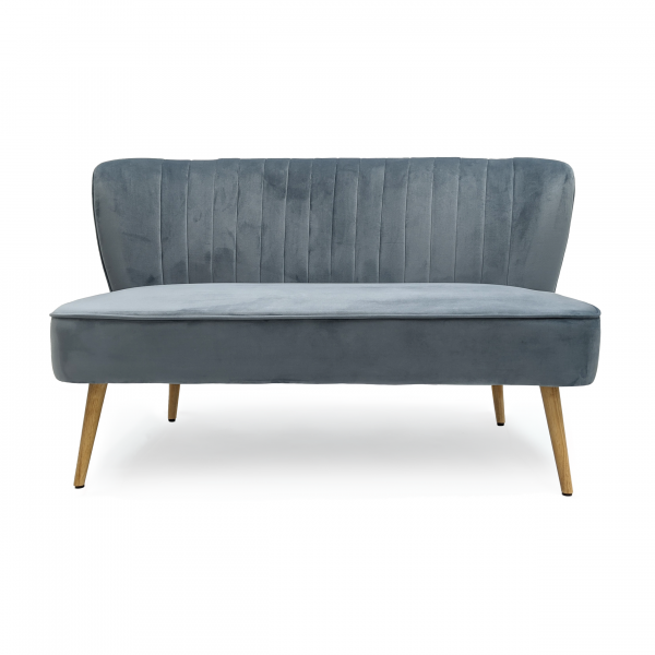 Moda Blue Velvet Bench