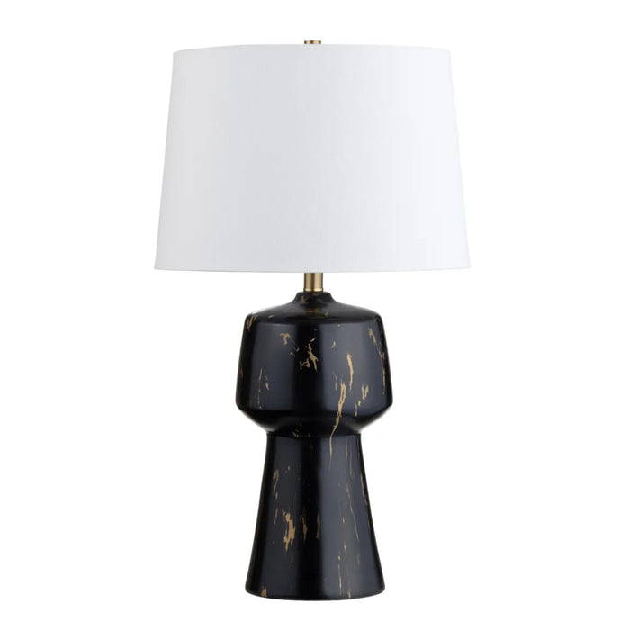 Contemporary Black and Gold Table Lamp