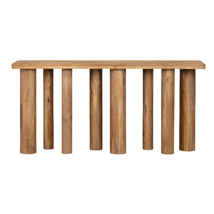 Modern Wooden Multi-Leg Console Table