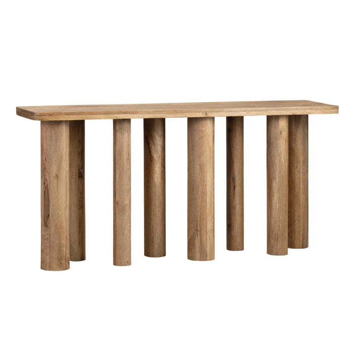 Modern Wooden Multi-Leg Console Table